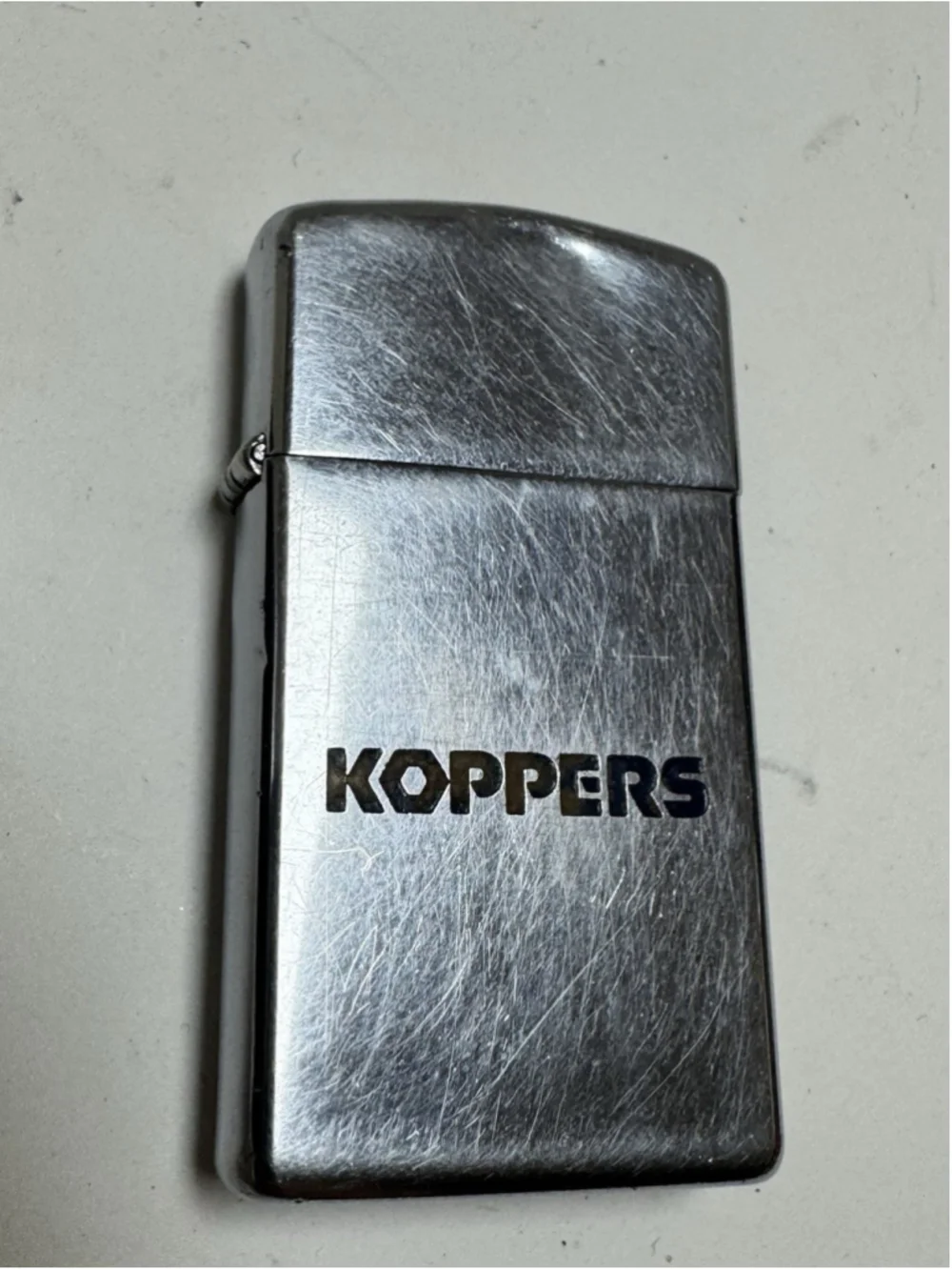 Vintage KOPPERS 1967 slim Zippo Lighter
